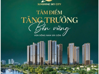 Tòa V8, V9 chính thức nhận giữ chỗ với mức giá từ 98 triệu/m2, 1% early bird tại Sunshine Sky City