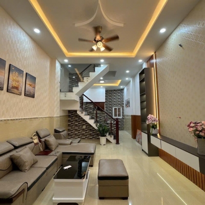 NHÀ 4 LẦU ĐẸP, HẺM LỚN 6M, NGAY TRƯƠNG TÔ NGỌC VÂN, GIÁ TỐT 4.65T,