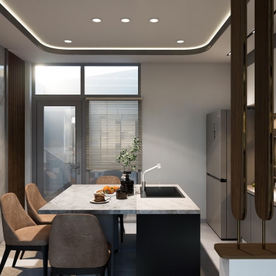 Nhà phố 1 trệt, 3 lầu hoàn công đường nhựa kề chowjj đầu mối