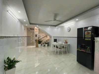 Nhà hẻm 417/69/52 Quang Trung, Phường 10, Gò Vấp, Hẻm 3,7m, 4x14m, Cn 54,7 m2, trệt 1 lầu, 3PN, 2WC, Nội thất, 5,4 tỷ TL