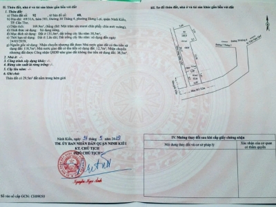 CẦN BÁN NHÀ GÓC 2 MẶT HẺM - VỊ TRÍ ĐẮC ĐỊA TRUNG TÂM PHƯỜNG TÂN AN TP CẦN THƠ (NINH KIỀU - CŨ)