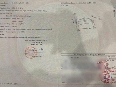 LÔ GÓC 105M² 3 MẶT THOÁNG – TUYẾN 2 GẦN TL362 – GIÁ 2,1X TỶ HIẾM QUỸ ĐẤT  ZALO 0567 222 555