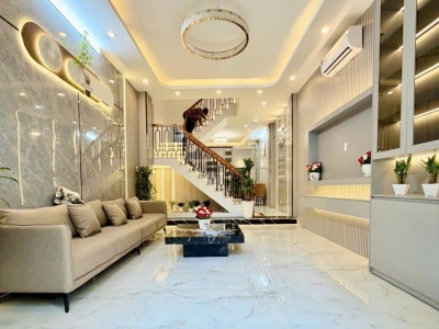 Nhà đẹp hẻm 1942 Huỳnh Tấn Phát, 4x14m, 5.8 tỷ, tặng nội thất tiền tỷ