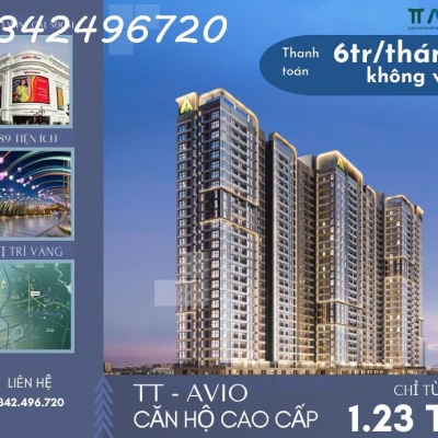 Căn hộ cao cấp TT AVIO – Chỉ từ 1,23 tỷ