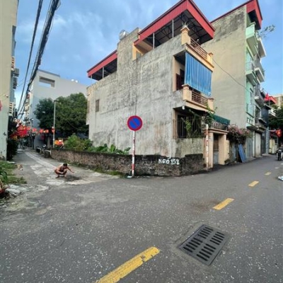 Bán đất thúy lĩnh 58M lô góc 2 mặt tiền ô tô tránh dừng đỗ hoàng mai