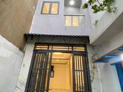 Nhà nở hậu 6m Mạc Vân P13Q8 (P.Chánh Hưng), ko lộ giới