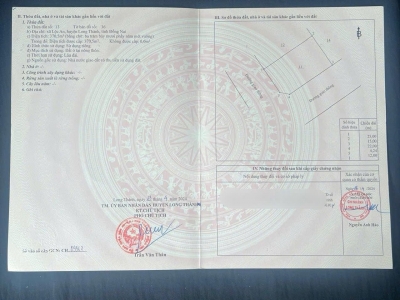 Siêu phẩm - Lô góc 2 mặt tiền đường lớn to nhất nhì Tái Định Cư Lộc An, DT 370,5m2