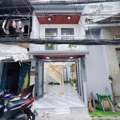 Nhà MT 184 Trần Văn Đang, Phường 11, Quận 3, MT 7m, 3,3x5m, Cn 15,9 m2, trệt 2 lầu, 3,8 tỷ TL