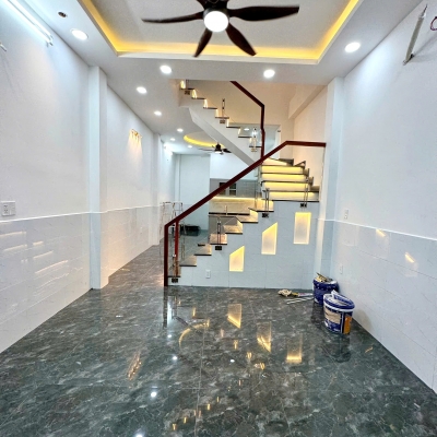 Nhà mới 2lầu/ST hẻm 154 Âu Dương Lân P3Q8 (P.Chánh Hưng)