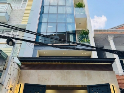 Nhà hẻm 237/36/1 Phạm Văn Chiêu, Phường 14, Gò Vấp, Hẻm 6m, 4,03x18m, Cn 69,6 m2, trệt lửng 4 lầu, ST, 4PN, 6WC, 1P Spa, Full nội thất, Thang máy, 13,99 tỷ TL