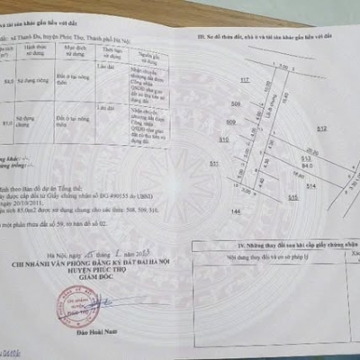 84M ĐẤT 2 MẶT TIỀN – LÀNG NGHỀ NỘI THẤT THANH ĐA _ HÁT MÔN _ HÀ NỘI