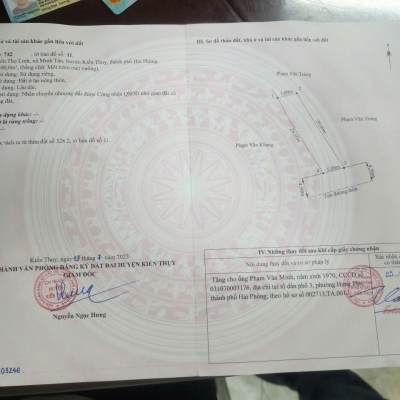 Lô 100m² trục thôn Minh Tân – mặt đường 8m, gần GA – giá hiếm 2,5x tỷ  ZALO 0567 222 555