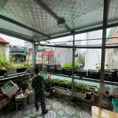 Cho thuê nhà ngõ Bạch Mai 4 tầng x 20m2, 2 ngủ, 2 vệ sinh, 7.5 Triệu