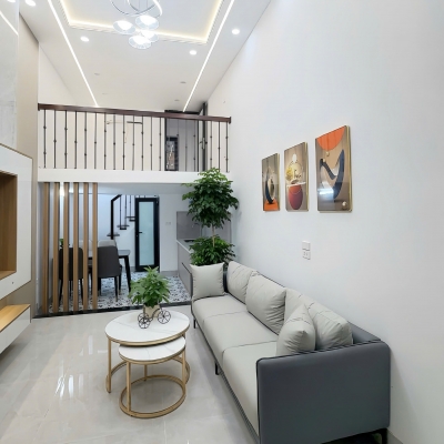 Nhà đẹp hai mặt ngõ Tôn Đức Thắng, 30m2, 6.1 tỷ, nhà xây tâm huyết, thiết kế hiện đại, khu vực trung tâm nhiều tiện tích.