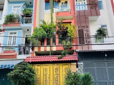 Bán nhà mặt tiền Lê Lâm, Khu Bàn Cờ Vip – 4x19.7m 4 Tầng 11.9 tỷ