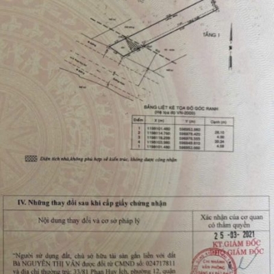 Nhà MT 81 Nguyễn Tư Giản, Phường 12, Gò Vấp, MT 12m, 4x30m, Cn 117,2 m2, trệt lửng, 12,5 tỷ TL