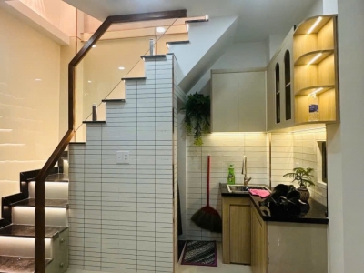 Nhà hẻm 656/74/76G Quang Trung, Phường 11, Gò Vấp, Hẻm 3m, 4x4,5m, Cn 14 m2, trệt 2 lầu, 2PN, 2WC, Full nội thất, 3,1 tỷ TL