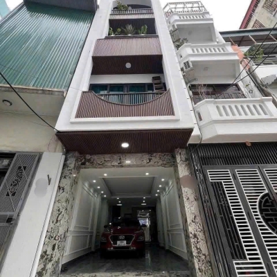 CHO THUÊ NHÀ  NGUYỄN VĂN HUYÊN – CẦU GIẤY  50M² × 6 TẦNG  GARA Ô TÔ  30 TRIỆU/THÁNG