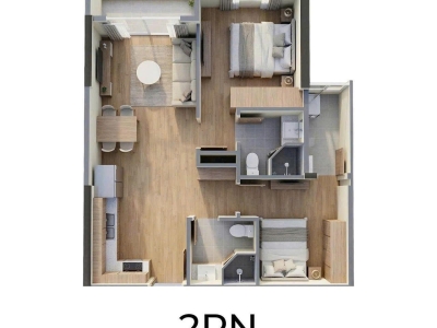 Chỉ với 746 triệu sở hữu ngay căn 2PN 2WC view bể bơi tại The_Parkland Imperia_Ocean_City