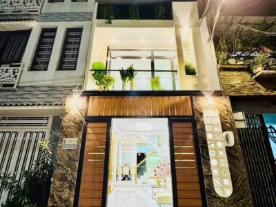 Nhà 2 MT hẻm 100/81A Thích Quảng Đức, Phường 5, Phú Nhuận, Hẻm 5m, 4 NH 5,07x13m, Cn 54,5 m2, trệt 1 lầu, 3PN, 3WC, Full nội thất, 9,8 tỷ TL