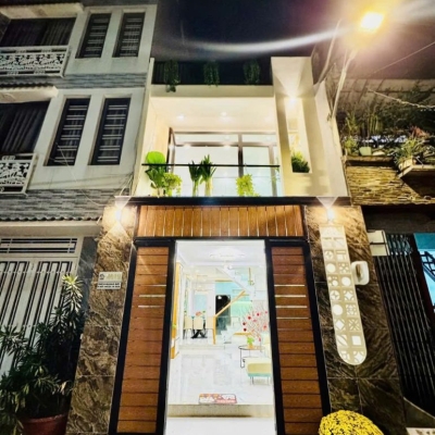 Nhà 2 MT hẻm 100/81A Thích Quảng Đức, Phường 5, Phú Nhuận, Hẻm 5m, 4 NH 5,07x13m, Cn 54,5 m2, trệt 1 lầu, 3PN, 3WC, Full nội thất, 9,8 tỷ TL