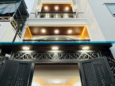 Nhà hẻm 160/58/12 Phan Huy Ích, Phường 12, Gò Vấp, Hẻm 4m, 4x16m, trệt lửng 3 lầu, ST, 4PN, 5WC, Full nội thất, 8 tỷ TL