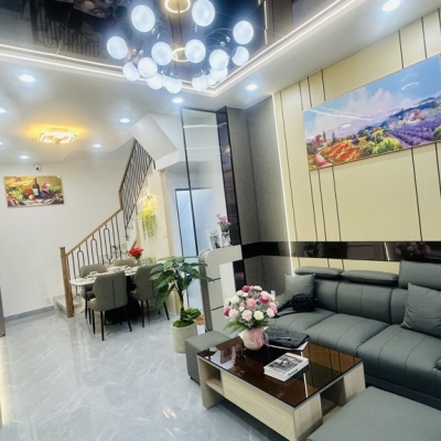 Bán nhà 4 tầng tặng full NT HXH đường Nguyễn Phúc Chu 64m2(4*16) vào ở ngay chỉ 6 tỷ