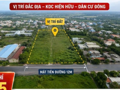 Cần bán gấp Đất 5244m2 Võ Văn Vân, Vĩnh Lộc A, Bình Chánh. Chỉ 42 tỷ,