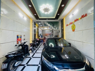 BÁN NHÀ TÊN LỬA BÌNH TÂN - XE HƠI NGỦ TRONG NHÀ - 54M - 5 TẦNG BTCT - NHỈNH 6 TỶ