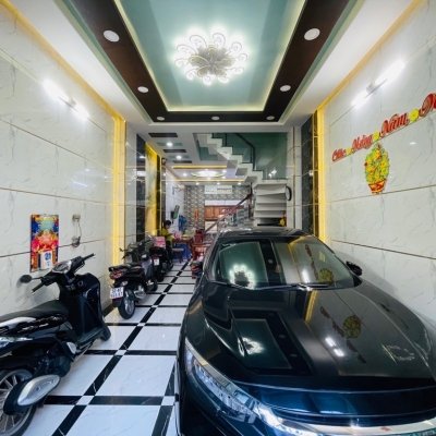 BÁN NHÀ TÊN LỬA BÌNH TÂN - XE HƠI NGỦ TRONG NHÀ - 54M - 5 TẦNG BTCT - NHỈNH 6 TỶ