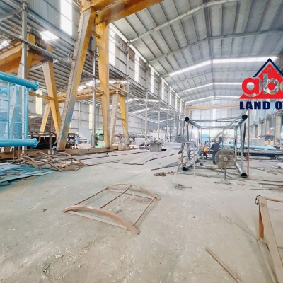 X078 bán nhà xưởng hoạt động SX cơ khí, với thiết kế kiên cố sẵn xưởng bàn giao liền