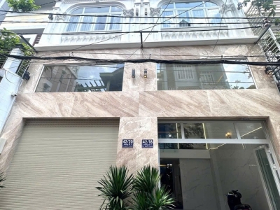 Nhà hẻm 42/20 Đường số 3, Phường 8, Gò Vấp, Hẻm 4m, 4x16m, Cn 61,4 m2, trệt lửng 3 lầu, ST, 4PN, 6WC, Phòng xông hơi, Full nội thất, Thang máy, 9,95 tỷ TL