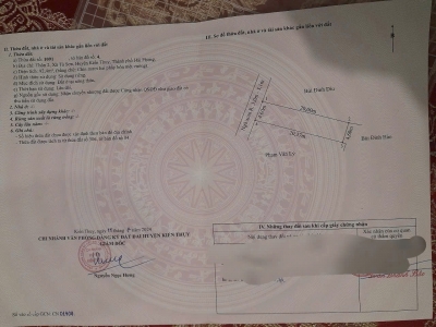 ĐẤT ĐẸP TRUNG TÂM TÚ SƠN – KIẾN THỤY – CHỈ 1,X TỶ – ZALO 0567 222 555