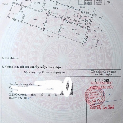 Đất MT 105 Đường số 14, Phường Thông Tây Hội, Phường 8 cũ, Gò Vấp, MT 12m, 4,8x28m, NH 10,4m, Cn 202,8 m2, Gpxd Hầm trệt lửng 5 lầu, ST, 21 tỷ TL