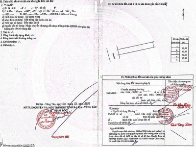 Bán đất mặt tiền QL56 đối diện cổng KCN Sonadezi Châu Đức