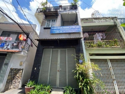 Nhà 2 MT hẻm 434/76/27 Phạm Văn Chiêu, Phường 9, Gò Vấp, Hẻm 6m thông, 4,3x18m, Cn 75,3 m2, trệt 1 lầu 1 lửng, 6,5 tỷ TL
