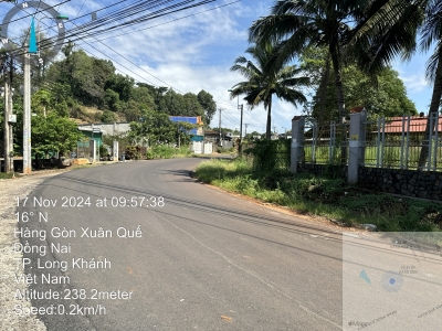 Chỉ 4,4 triệu/m2 sở hữu 76m mặt tiền đường nhựa có 850m2 đất thổ cư tại  TP. Long Khánh,