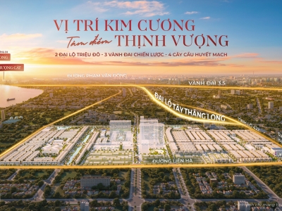 Vinhomes  Đan Phượng. Giá Tốt Từ CĐT, Cơ hội X 2 tài sản khi Đại lộ Tây Thăng Long thông (3/9)