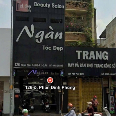 Nhà 2 MT 126 Phan Đình Phùng, Phường 2, Phú Nhuận, MT 30m, 3,8x25m, NH 4m, Cn 94,1 m2, trệt 3 lầu, ST, Thu nhập 70tr/tháng, 50 tỷ TL