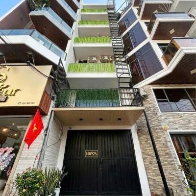 Bán Chdv hẻm 100/82A Đường số 3, Phường Thông Tây Hội, Phường 9 cũ, Gò Vấp, Hẻm 6m thông, 4 NH 21x26m, Cn 349,2 m2, trệt lửng 5 lầu, ST, 70P Full nội thất, Thu nhập 300tr/tháng, 49,5 tỷ TL