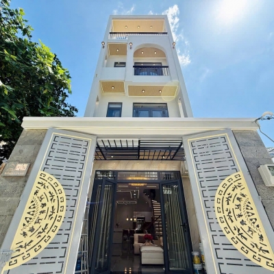 Nhà hẻm 93/4/26 Đường số 9, Phường 16, Gò Vấp, Hẻm 3m thông, 4,1x16,5m, Cn 66,8 m2, trệt 3 lầu, ST, 5PN, 6WC, Full nội thất, 8,5 tỷ TL