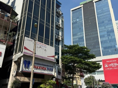 Bán Nhà Thái Thịnh 163m2.  6 tầng. mặt tiền 6.3m. giá 103 Tỷ Đống Đa Hà Nội