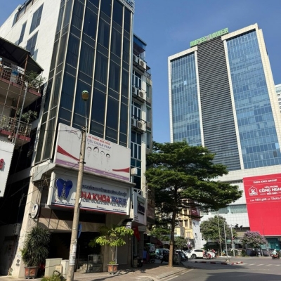 Bán Nhà Thái Thịnh 163m2.  6 tầng. mặt tiền 6.3m. giá 103 Tỷ Đống Đa Hà Nội