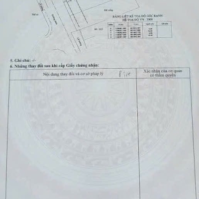 Đất hẻm Lê Đức Thọ, Phường An Nhơn, TP HCM, Phường 6 cũ, Hẻm 8m thông, 4,9x19m, Cn 78,1 m2, 12,5 tỷ TL