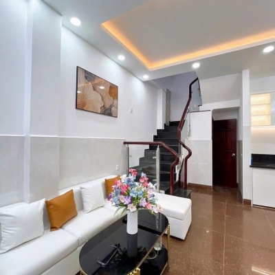 Bán nhà Gò Vấp, Sat hẻm xe hơi Nguyễn Văn Công, 30M² x 3 Tầng, 4 Pn, Full nội thất, SHR,  hơn 4 ????