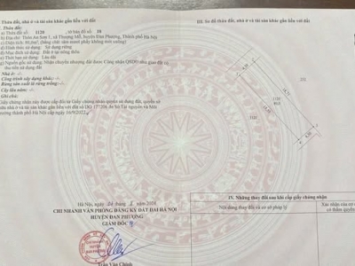 80M ĐẤT NGÕ THÔNG TỨ TUNG BÊN LÀNG THƯỢNG _ MỖ ĐAN PHƯỢNG _ HÀ NỘI