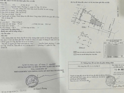Nhà 2 MT 231 Nguyễn Oanh, Phường 17, Gò Vấp, MT 25m, 4x22m, NH 10m, Cn 113,3 m2, trệt 2 lầu, 18,5 tỷ TL