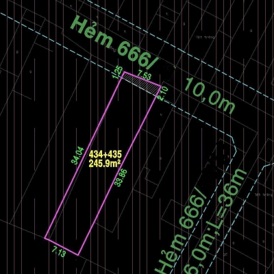 Lô đất 7.6x35m, Lê Trọng Tấn, BHH – Giáp Tân Phú – cực rẻ chỉ 47tr/m2