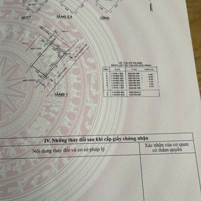 Nhà hẻm 417/23/14 Quang Trung, Phường 10, Gò Vấp, Hẻm 3,5m, 8,5x4,9m, Cn 41,1 m2, trệt lửng 2 lầu, ST, 6,6 tỷ TL