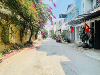 Nhà hẻm 118/90/51 Phan Huy Ích, Phường 15, Tân Bình, Hẻm 8m, 4x19,5m, Cn 75,2 m2, Cấp 4 lửng, 7,6 tỷ TL